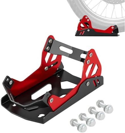 Foldable Motorcycle Wheel Chock 1800 lbs Capacity by BAOUFF