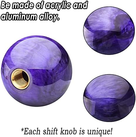 Round Ball Shift Knob Universal Marble Style Gear Shift Knob 5 6 Speed - Image 4