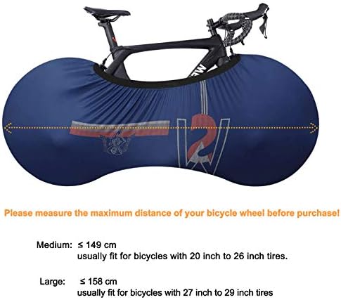 Bike Wheel Cover Indoor Dust-Proof and High Elasticity Bicycle Wheel Bag - Image 3