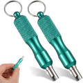 2 PCS Valve Core Removal Tool Keychain Stainless Steel Tire Valve Stem Tool by Unknown