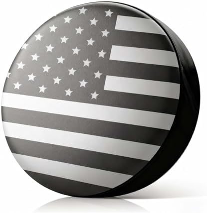 Spare Tire Cover for Jeep Wrangler RV Trailer Camper SUV, American Flag by Unknown