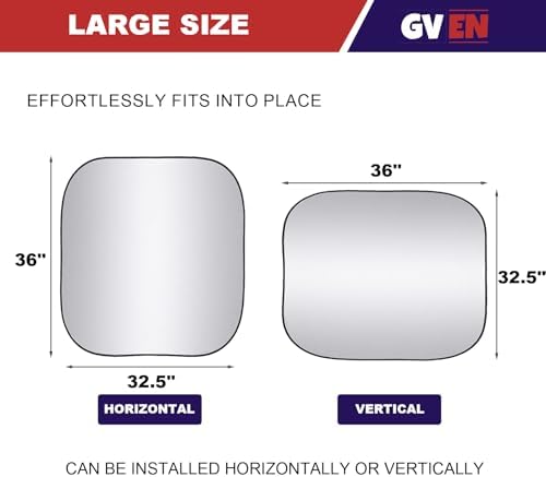 GVEN Windshield Sun Shade Car Sunshade Truck Accessories Large-Size Front - Image 2
