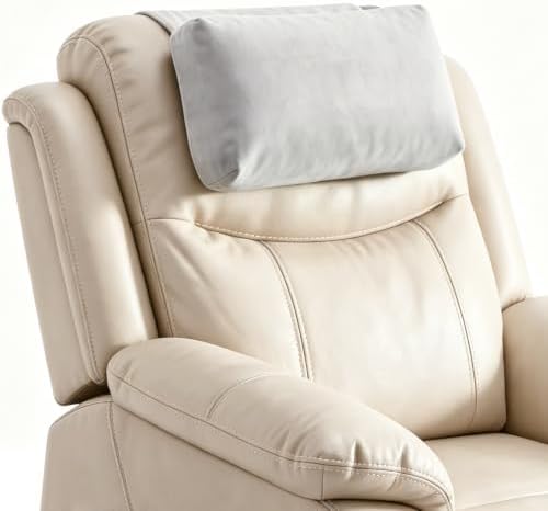 Headrest Pillow Adjustable Non-Slip Velvet by ReclinerHeadrestCover