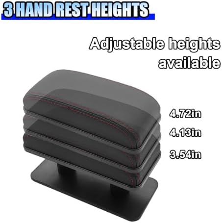 BDZMC Car Elbow Support Pad, Adjustable Height Side Booster Pad, PU Leather Car - Image 5