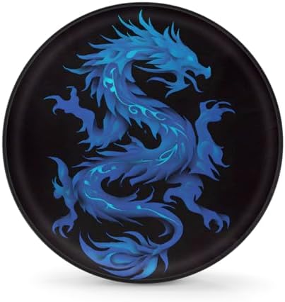Blue Dragon Art Spare Tire Cover Dust-Proof Wheel Protector by Unknown