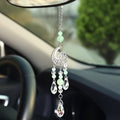 Car Rear View Mirror Accessories Car Hanging Ornament, Wave Boho Rearview Decor by Pyotivol