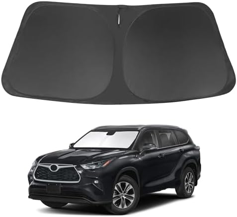 Windshield Sun Shade for 2020-2026 Toyota Highlander Accessories by LHFLIVE