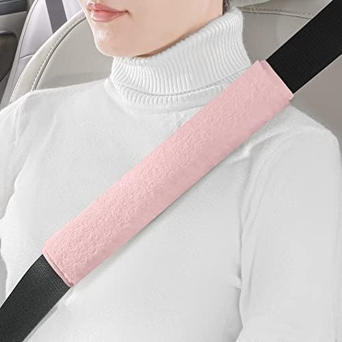 LACDL Extra Long Seatbelt Cover Super Soft Furry by LeadingAComfortableDrivingLife
