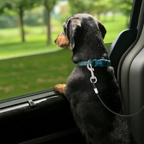 Chew Proof Dog Car Seatbelt Safety Restraint Stainless Steel Tether Cable - Image 7