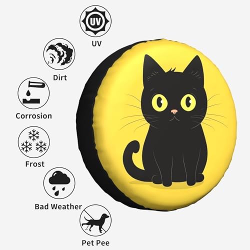 Funny Cat Spare Tire Cover Wheel Protectors - Image 5