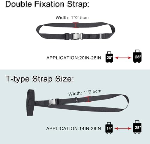 Vigorport Luggage Straps, Metal Luggage Connector Straps - Image 4