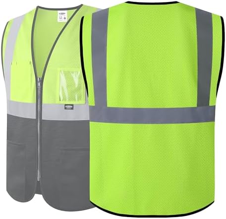 JKSafety Safety Vest for men women Hi Vis Vest - Image 6