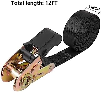 Ayaport Endless Ratchet Straps, 12FT Heavy Duty Cargo Tie Downs - Image 4