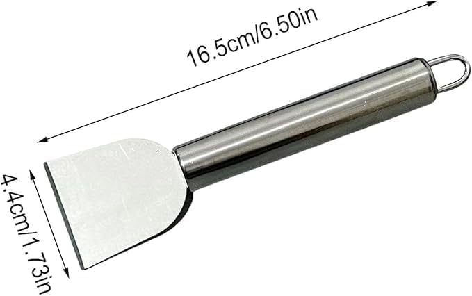 2Pcs Kitchen Fume Shovel, Stainless Steel Ice Remover, Freezer Ice Scraper - Image 2