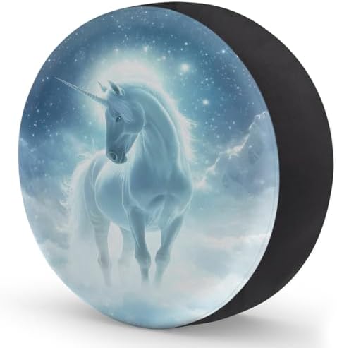 Spare Tire Cover for RV Trailer, Unicorn Waterproof Sun Leather Wheel Cover - Image 2