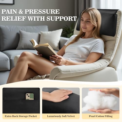 Recliner Headrest Pillow, Adjustable Comfort Neck & Head Support Pillow - Image 5
