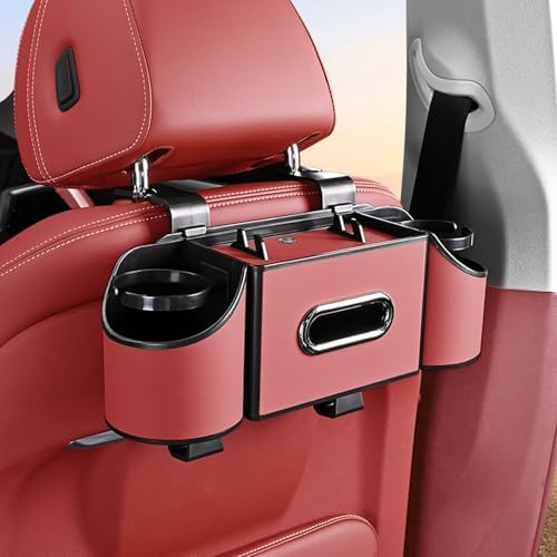 Back Seat Car Organizer, 4 in 1 Multifunctional Car Back Seat Storage Box by Joezhe