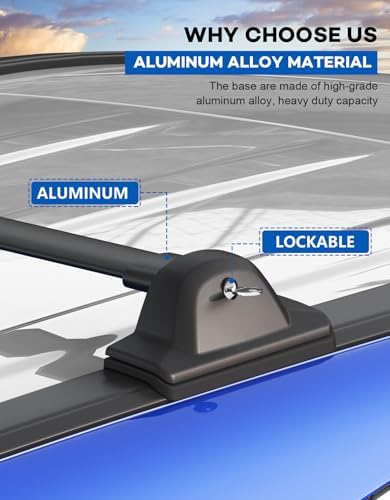 Roof Rack Cross Bars for Honda CRV CR-V 2007-2011 EX EX-L LX 2.4L L4 - Image 4