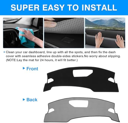 Autorder Dashboard Cover Mat for Nissan Kicks 2025 2026 Accessories Dash Cover - Image 5
