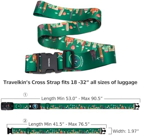 Travelkin Luggage Straps TSA Approved, Suitcase Straps - Image 4