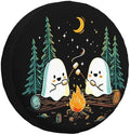 Ghost Roasting Marshmallows Spare Tire Cover Waterproof Wheel Cover 14 Inch by Unknown