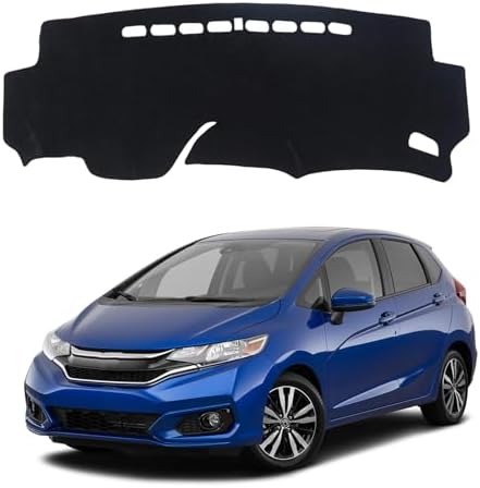 Dashboard Mat Cover for Honda Fit 2015-2020 Nonslip Center Console Sunshield by BOLTRY