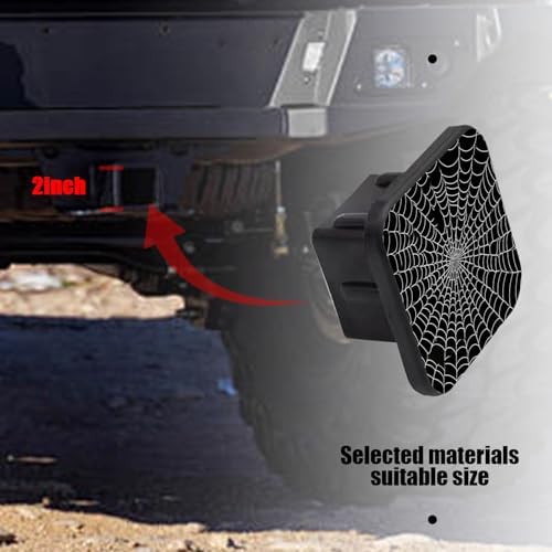 Hitch Cover Fits for 2-Inch Hitch, Detailed Spider Web - Image 6