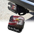 2 Inch Eagle American Flag Trailer Hitch Cover Rubber Receiver Tube Plug Cap by Unknown