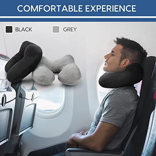 Inflatable Travel Pillow for Airplane Inflatable Neck Pillow for Traveling - Image 2