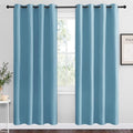 NICETOWN Teal Blue Blackout Curtains 78 inches Length by NICETOWN
