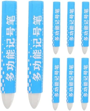 8pcs Tire Marker White Crayon: Wax Chalk Crayon by VINTORKY
