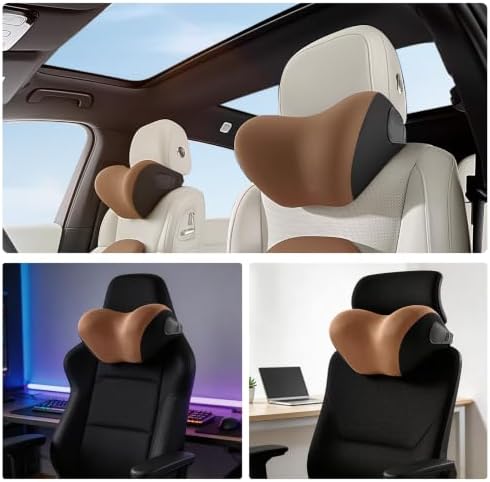 BEBAS Ergonomic Car Headrest Pillow, Memory Foam Neck Support - Image 5