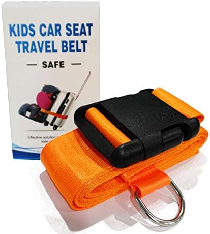 Car Seat Belt Strap to Suitcase, Convert Kid Car Seat and Carry-on Luggage to by GUCHO