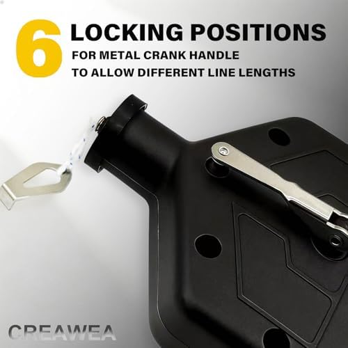 Heavy Duty Chalk Line-Black, Professional Construction Marking Tool, 100-Foot - Image 4