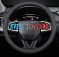 Leather Car Steering Wheel Cover, Breathable Laser-Perforated, Premium Texture by TRROCC