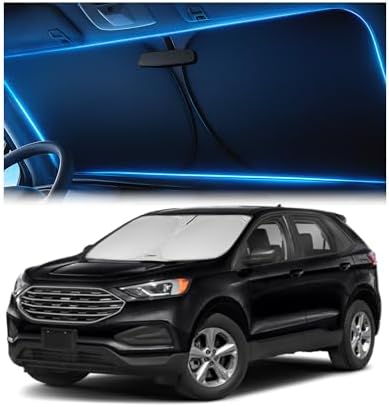 Magnelex Windshield Sun Shade for Ford Edge 2015-2024, Foldable Car Window by Magnelex