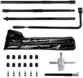 Spare Tire Removal Tool Kit Tire Lug Wrench Handle Fit by YQCSO