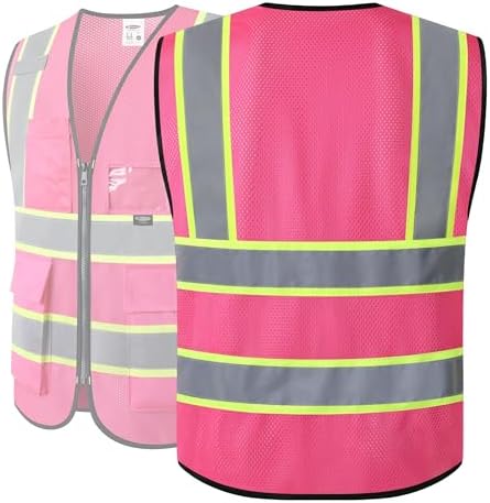 JKSafety Safety Vest for men women Hi Vis Vest - Image 5