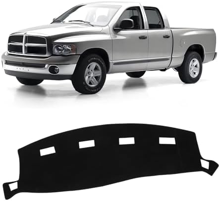 KUST Black Dash Cover for 2002-2005 Dodge Ram 1500, 2003-2005 Ram 2500/3500 by KUST