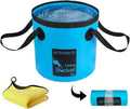 Collapsible Bucket 5 Gallon Container Folding Water Bucket Portable Wash Basin by AUTODECO