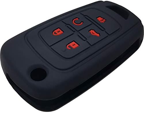 2Pcs Silicone 5 Buttons Key Fob Cover Remote Case Keyless Protector Compatible - Image 4