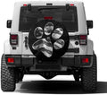 Paws US American Flag Spare Tire Cover by Foruidea