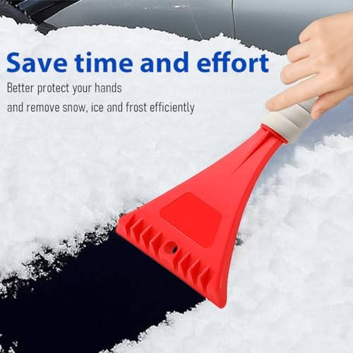 LCE Scraper for Car Windshield, Plastic Vehicle Windscreen Snow Frost Removal - Image 3