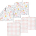 ELYN Microfiber Kitchen Dish Cloth Set, Quick-Dry & Absorbent Waffle Weave by ELYN