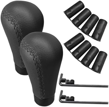 ZIMISI 5 Speed Shifter Knobs, Leather Car Gear Shift Knob by Unknown