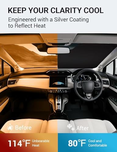 Proadsy Custom Fit Car Windshield Sun Shade - Image 3
