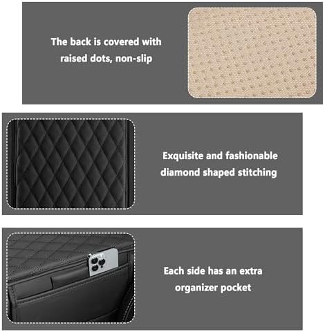 Stacool Upgraded Car Center Console Cover, Microfiber Leather Car Armrest Cover - Image 3