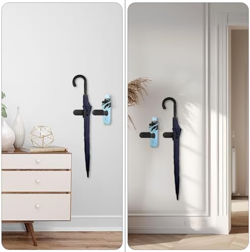 6 Pack Car Umbrella Holder Hooks, Self-Adhesive Organizer Clips - Image 5