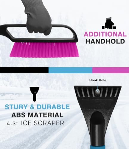 YeewayVeh 35in Car Snow Brush Ice Scraper - Image 3