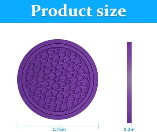 Mandark 2PCS 2.75 Inch Car Cup Holder Coasters - Image 2